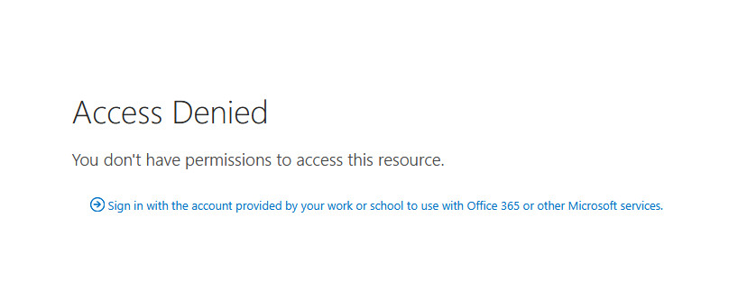 onedrive ลิงค์โหลดไม่ได้